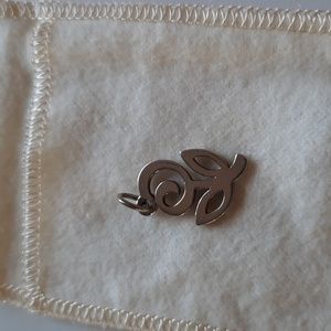 Retired James Avery Silver Flower Charm